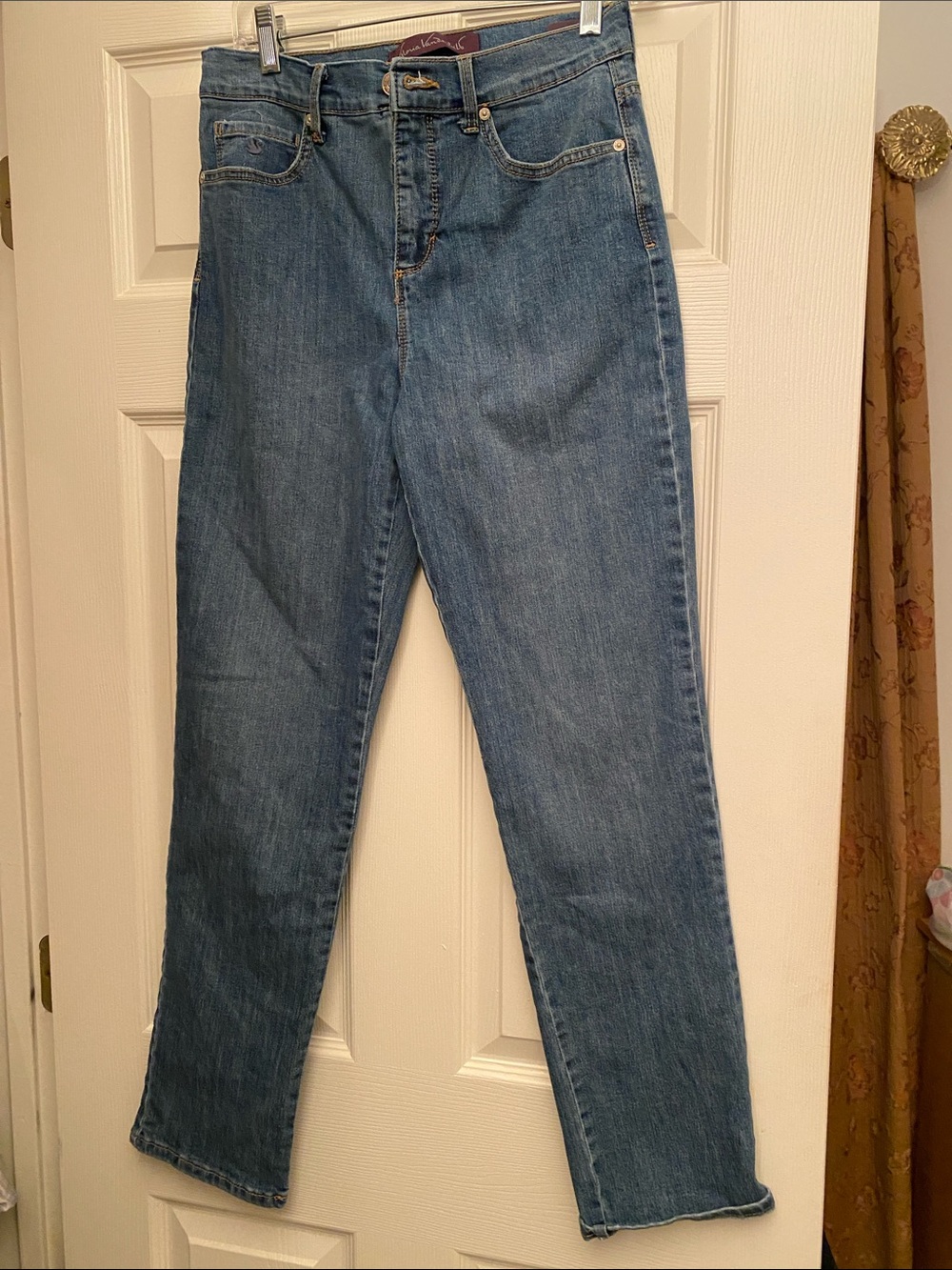 Gloria Vanderbilt Amanda High-Rise Jeans - Medium Blue